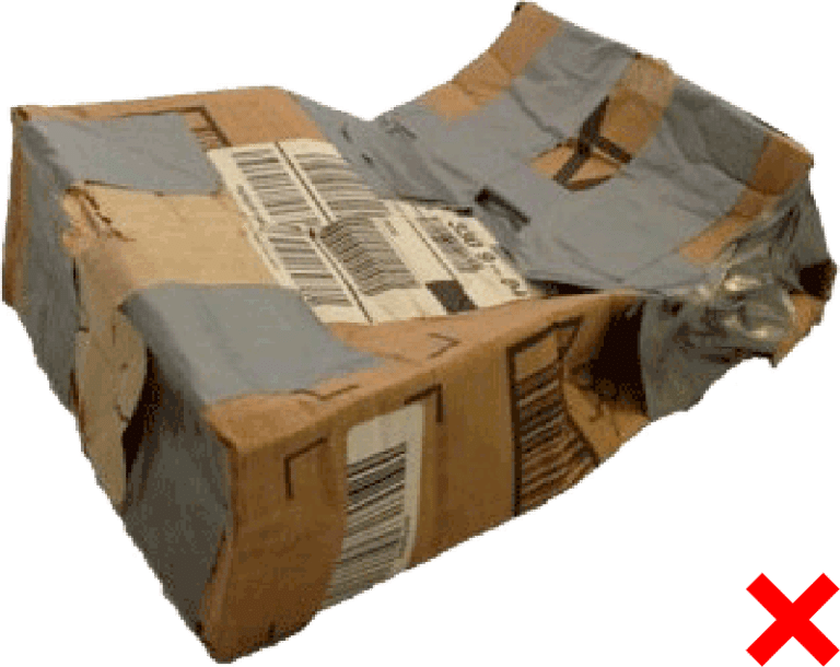 Giocattoli in un imballaggio non conforme