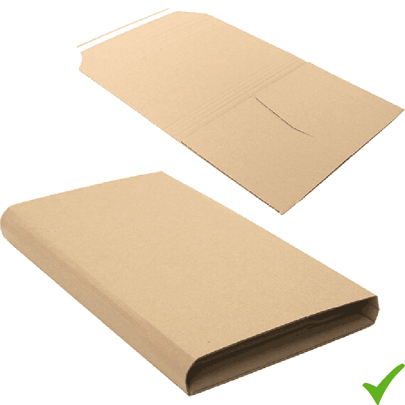 Esempio dell'imballaggio di un libro