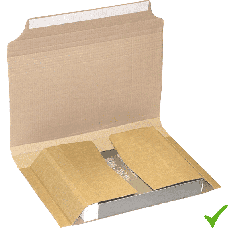 Esempio di imballaggio di un libro