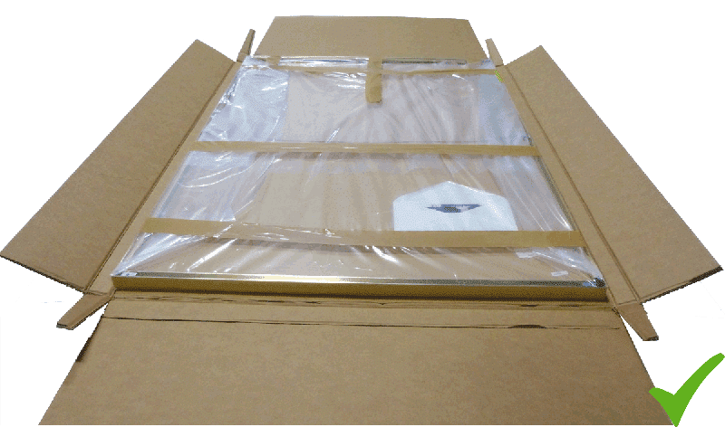 Imballaggio di quadri