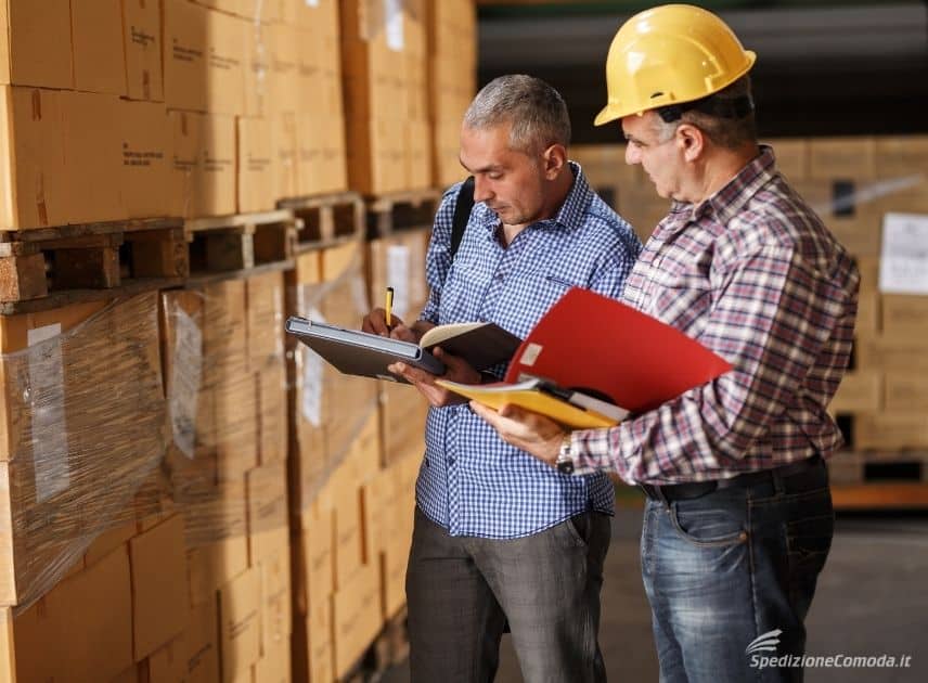 Controllo doganale di un'esportazione