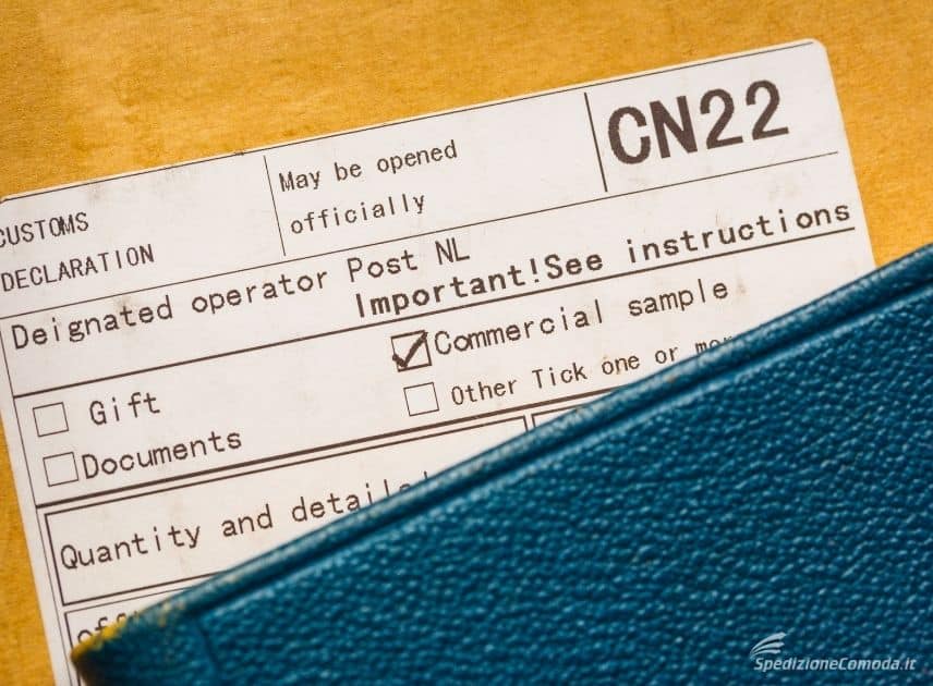 Documento doganale in uscita dalla UE