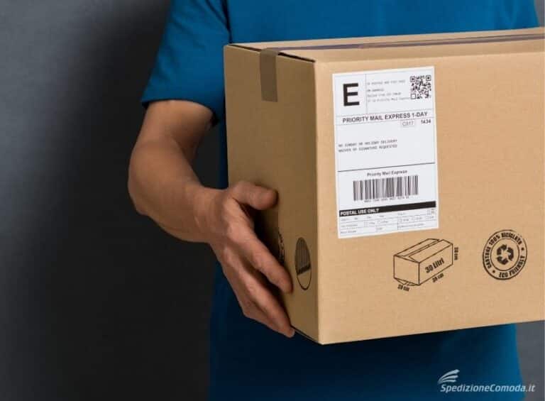 Spedizione internazionale in consegna