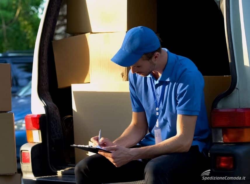 Documento di trasporto firmato dal fattorino